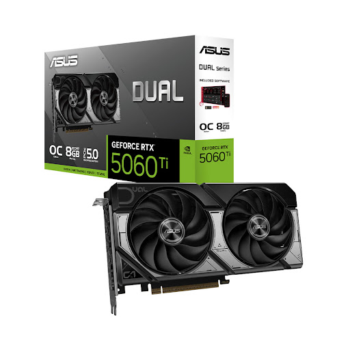 Card màn hình/ VGA ASUS Dual GeForce RTX 5060 Ti 8GB GDDR7 OC Edition
