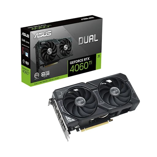 Card màn hình/ VGA ASUS Dual GeForce RTX™ 4060 Ti 8GB GDDR6 (90YV0 J41-M0NA00 )