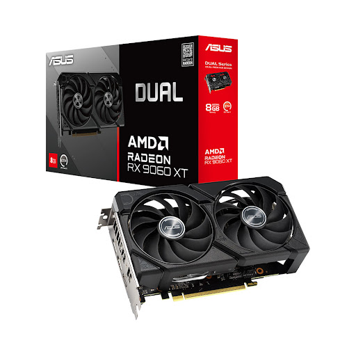 Card màn hình/ VGA ASUS Dual Radeon™ RX9060XT 8G GDDR6