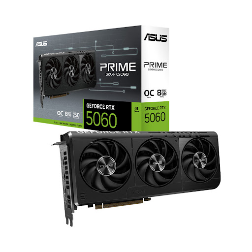 Card màn hình/ VGA Asus PRIME GeForce RTX 5060 8GB GDDR7 OC Edition (PRIME-RTX5060-O8G)