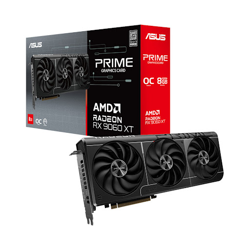 Card màn hình/ VGA ASUS Prime Radeon RX 9060 XT 8GB GDDR6 OC Edition (PRIME-RX9060XT-O8G)