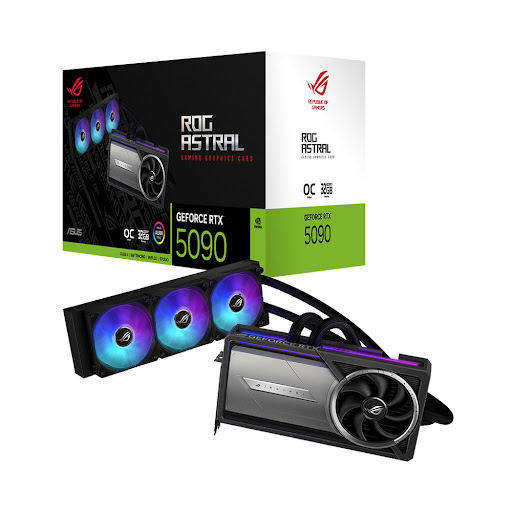 Card màn hình/ VGA Asus ROG Astral LC GeForce RTX 5090 32GB GDDR7 OC Edition (ROG- ASTRAL-LC- RTX5090-O32G-GAMING)