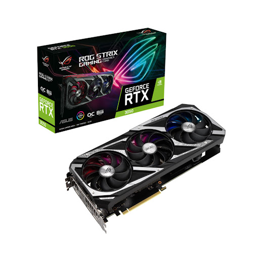 Card màn hình/ VGA ASUS ROG Strix GeForce RTX 3050 OC 8GB GDDR6 (ROG-STRIX-RTX3050-O8G-GAMING)