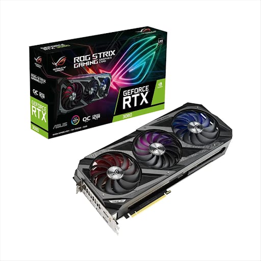 Card màn hình/ VGA Asus ROG Strix GeForce RTX 3080 OC 12GB GDDR6X (ROG-STRIX-RTX3080-O12G-GAMING)