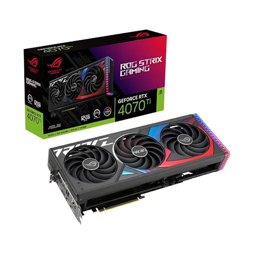 Card màn hình/ VGA ASUS ROG Strix GeForce RTX™ 4070 Ti 12GB GDDR6X (ROG-STRIX-RTX4070TI-12G-GAMING)