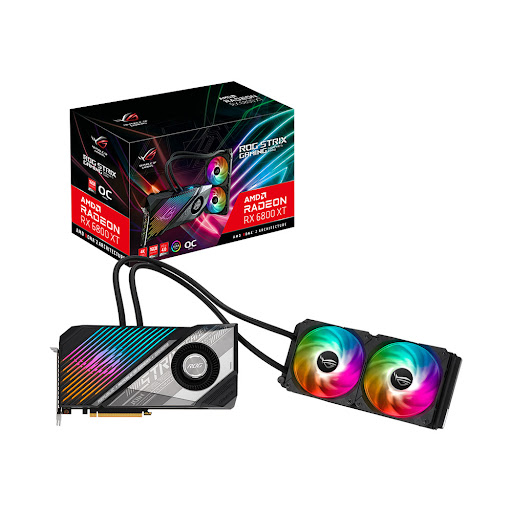 Card màn hình/ VGA ASUS ROG Strix LC Radeon™ RX 6800 XT (ROG-STRIX-LC-RX6800XT-O16G-GAMING)