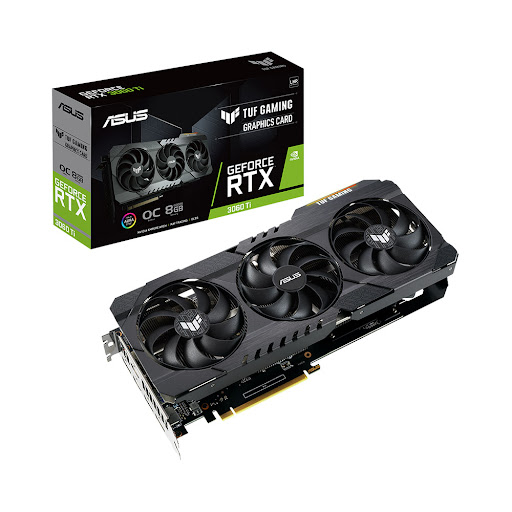 Card màn hình/ VGA Asus TUF Gaming GeForce RTX 3060 Ti V2 OC 8GB GDDR6 (TUF-RTX3060TI-O8G-V2-GAMING)
