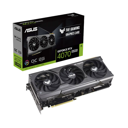 Card màn hình/ VGA ASUS TUF Gaming GeForce RTX 4070 SUPER 12GB GDDR6X OC Edition (TUF-RTX4070S-O12G-GAMING)