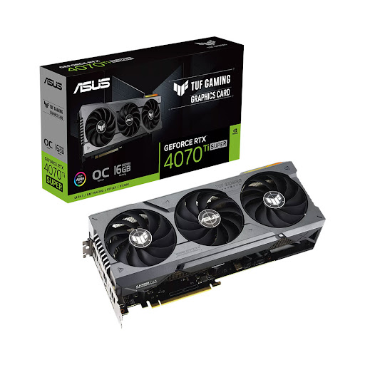 Card màn hình/ VGA ASUS TUF Gaming GeForce RTX 4070 Ti SUPER 16GB GDDR6X OC (TUF-RTX4070TIS-O16G-GAMING)