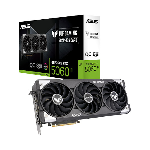 Card màn hình/ VGA Asus TUF Gaming GeForce RTX 5060 Ti 8GB GDDR7 OC (TUF-RTX5060Ti-O8G-GAMING)