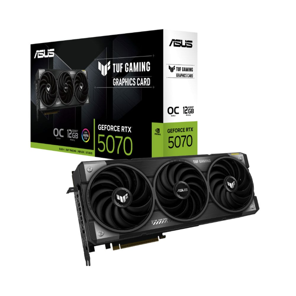 Card màn hình/ VGA ASUS TUF Gaming GeForce RTX™ 5070 12GB GDDR7 OC Edition (TUF-RTX5070-O12G-GAMING)