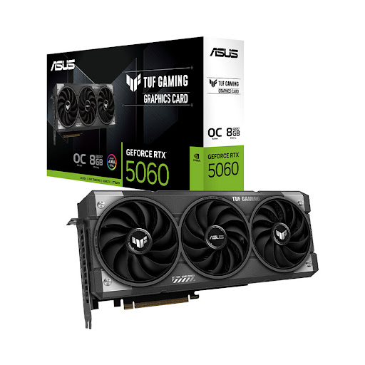 Card màn hình/ VGA Asus TUF GeForce RTX 5060 8GB GDDR7 OC Edition (TUF-RTX5060-O8G-GAMING)