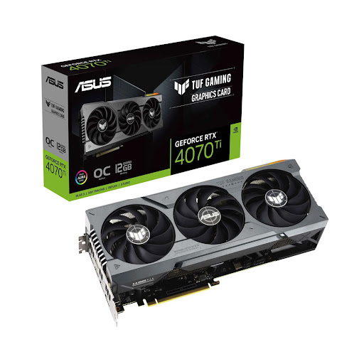 Card màn hình/ VGA-ASUS TUF-RTX4070TI-O12G-GAMING (90YV0IJ0-M0NA00)