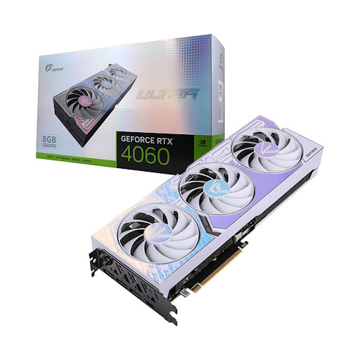 Card Màn Hình/ VGA Colorful iGame GeForce RTX 4060 Ultra W OC 8GB-V