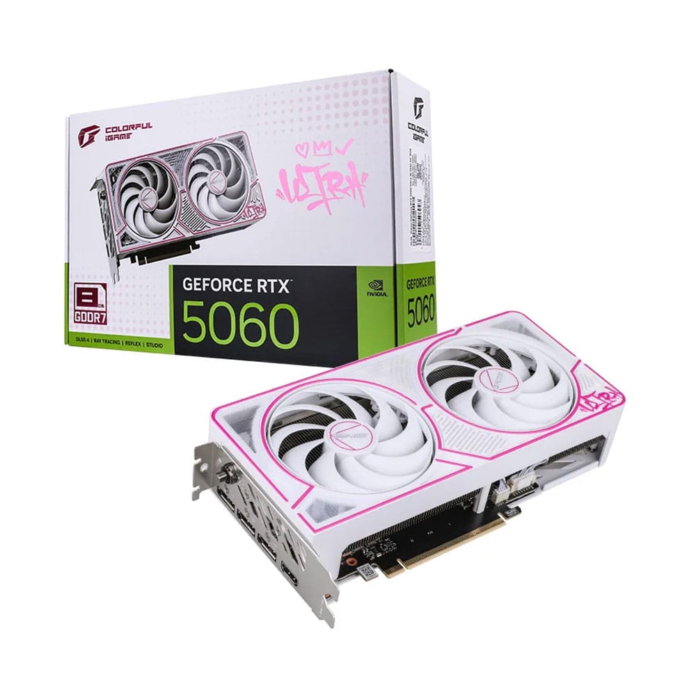 Card màn hình/ VGA Colorful iGame GeForce RTX 5060 Ultra W DUO OC 8GB-V