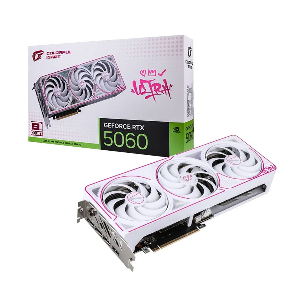 Card màn hình/ VGA Colorful iGame GeForce RTX 5060 Ultra W OC 8GB-V
