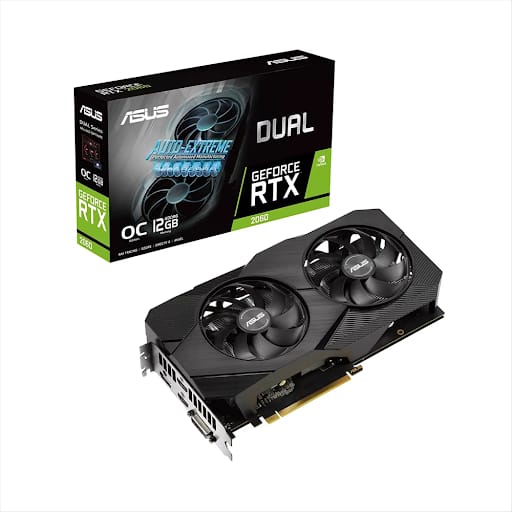 Card màn hình/ VGA DUAL-RTX2060-O12G-EVO (90YV0CH7-M0NA00)