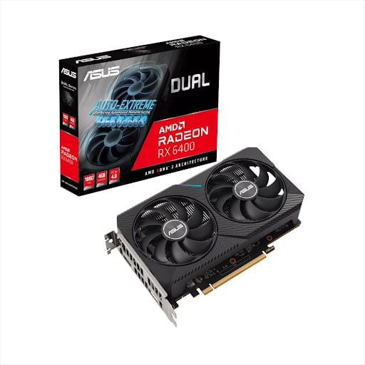 Card màn hình/ VGA DUAL-RX6400-4G (90YV0H90-M0NA00)