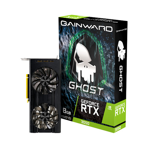 Card màn hình/VGA GAINWARD RTX3050 GHOST 8GB GDDR6 128bit 3-DP HDMI (NE63050019P1-190AB)