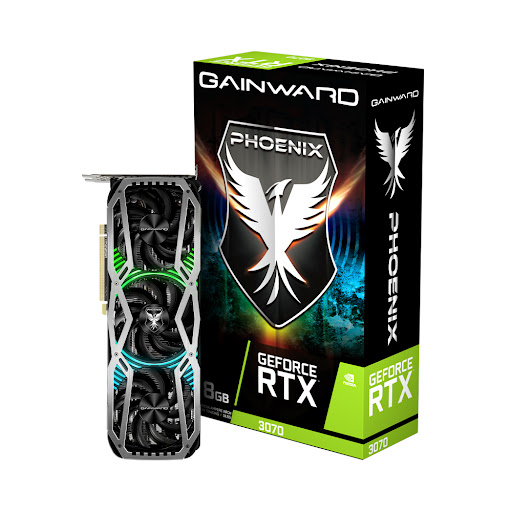 Card màn hình/VGA GAINWARD RTX3070 PHOENIX 8G GDDR6 256bit 3-DP HDMI (NE63070019P2-1041X)