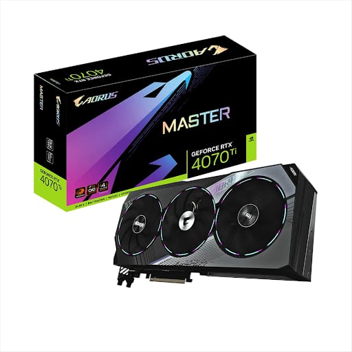 Card Màn Hình/ VGA Gigabyte AORUS GeForce RTX 4070 Ti MASTER 12G (N407TAORUS M-12GD)
