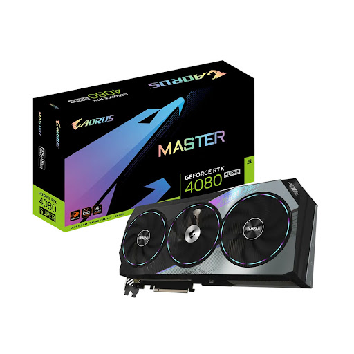 Card màn hình/ VGA Gigabyte Aorus GeForce RTX 4080 SUPER MASTER 16G (GV-N408SAORUS M-16GD)
