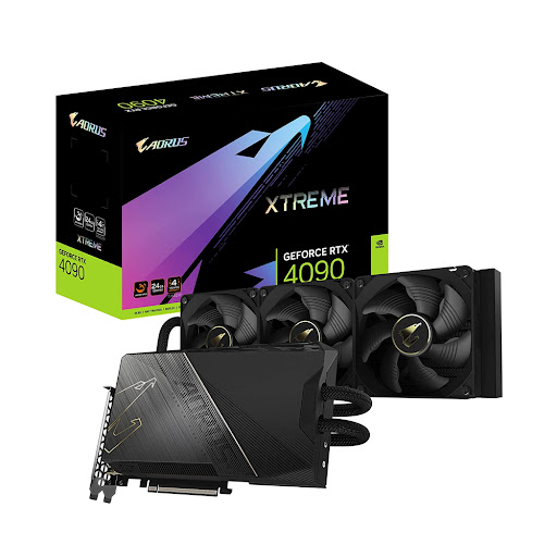 Card màn hình/ VGA Gigabyte AORUS GeForce RTX 4090 XTREME WATERFORCE 24G (GV-N4090AORUSX W-24GD)