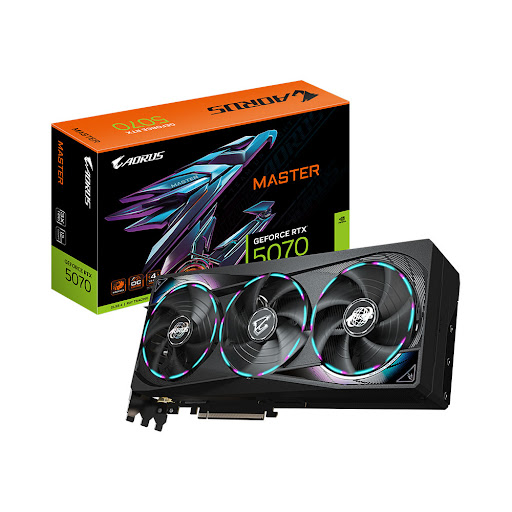 Card màn hình/ VGA Gigabyte AORUS GeForce RTX 5070 MASTER 12G (GV-N5070AORUS M-12GD)