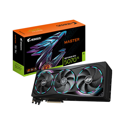 Card màn hình/ VGA Gigabyte AORUS GeForce RTX 5070 Ti MASTER 16G