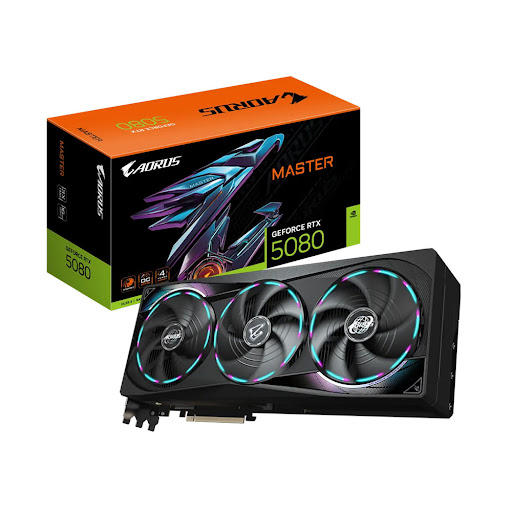 Card màn hình/ VGA Gigabyte AORUS GeForce RTX 5080 MASTER 16G (GV-N5080AORUS M-16GD)