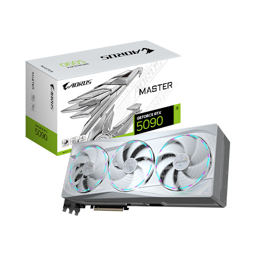 Card màn hình/ VGA Gigabyte AORUS GeForce RTX 5090 MASTER ICE 32G GDDR7 (GV-N5090AORUSM ICE-32GD)