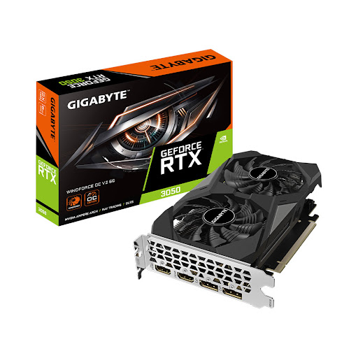 Card màn hình/ VGA Gigabyte GeForce RTX 3050 WINDFORCE OC V2 6G (GV-N3050WF2OCV2-6GD)
