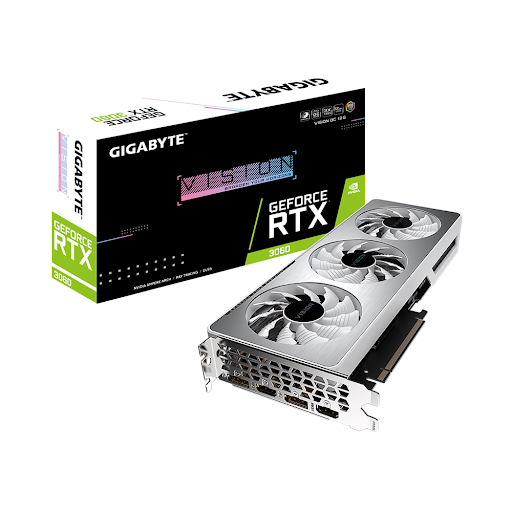 Card màn hình/ VGA Gigabyte GeForce RTX 3060 VISION OC 12G (rev. 2.0) (N3060VISION OC-12GD V2)