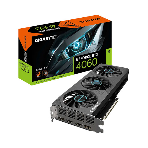 Card màn hình/ VGA Gigabyte GeForce RTX 4060 EAGLE OC 8G (N4060EAGLE-OC-8GD)