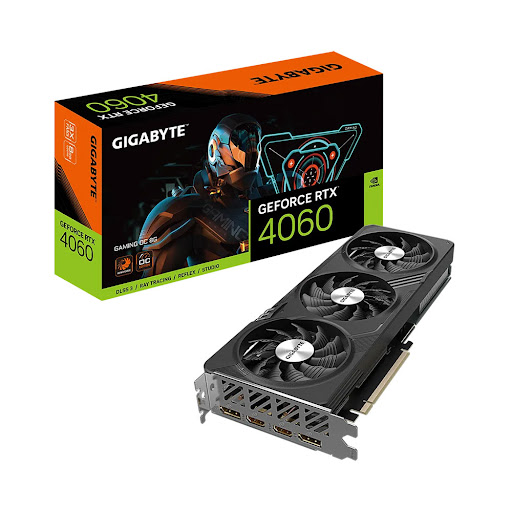 Card màn hình/ VGA Gigabyte GeForce RTX 4060 GAMING OC 8G (N4060GAMING-OC-8GD)