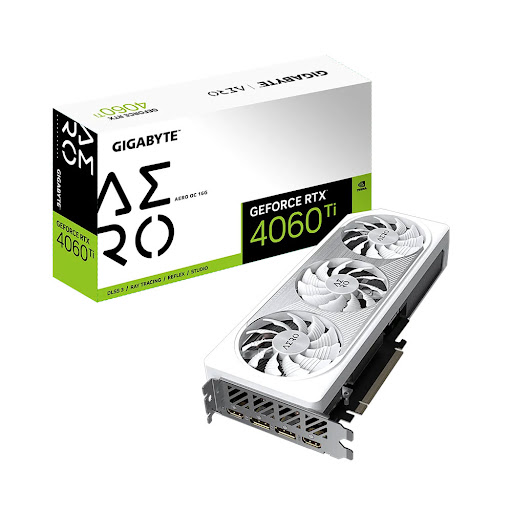 Card Màn Hình/ VGA Gigabyte GeForce RTX 4060 Ti AERO OC 16G (GV-N406TAERO OC-16GD)