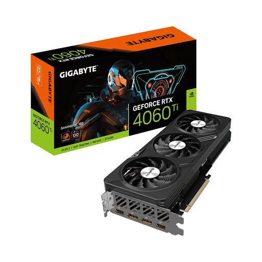 Card màn hình/ VGA Gigabyte GeForce RTX 4060 Ti GAMING OC 16G (GV-N406TGAMING OC-16GD)