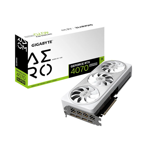 Card màn hình/ VGA Gigabyte GeForce RTX 4070 SUPER AERO OC 12G (N407SAERO OC-12GD)