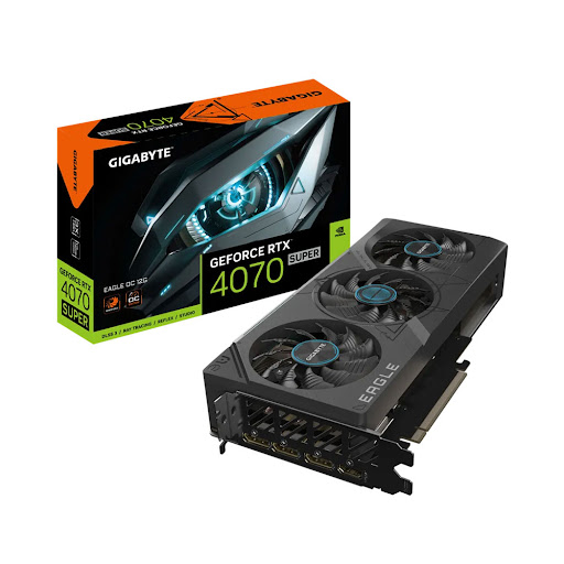 Card màn hình/ VGA Gigabyte GeForce RTX 4070 SUPER EAGLE OC 12G (N407SEAGLE OC-12GD)