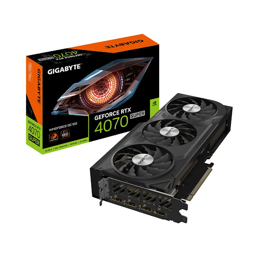 Card màn hình/ VGA Gigabyte GeForce RTX 4070 SUPER WINDFORCE OC 12G (N407SWF3OC-12GD)