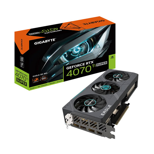 Card màn hình/ VGA Gigabyte GeForce RTX 4070 Ti SUPER EAGLE OC 16G (N407TSEAGLE OC-16GD)
