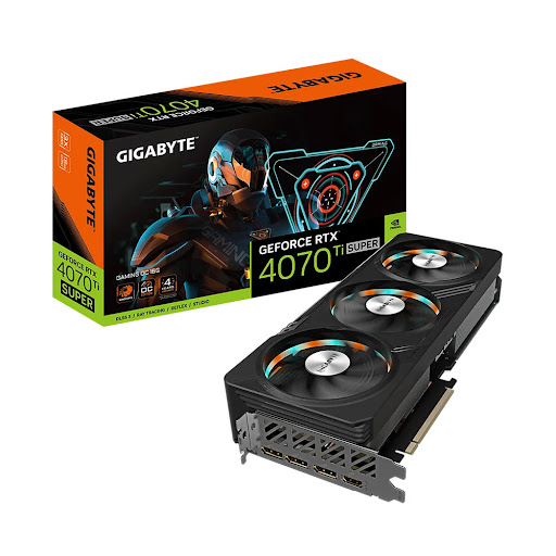 Card màn hình/ VGA Gigabyte GeForce RTX 4070 Ti SUPER GAMING OC 16G (N407TSGAMING OC-16GD)