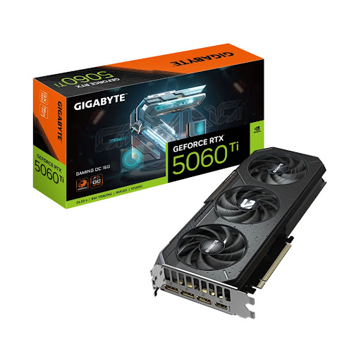 Card màn hình/ VGA Gigabyte GeForce RTX 5060 Ti GAMING OC 16G (GV-N506TGAMING OC-16GD)