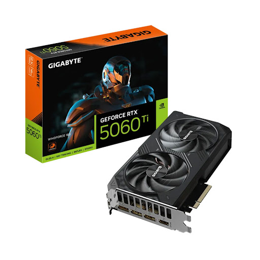 Card màn hình/ VGA Gigabyte GeForce RTX 5060 Ti WINDFORCE 16G (GV-N506TWF2-16GD)
