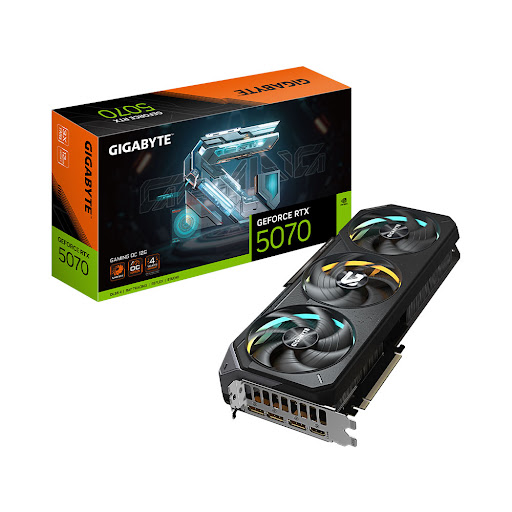 Card màn hình/ VGA Gigabyte GeForce RTX 5070 GAMING OC 12G (GV-N5070GAMING OC-12GD)