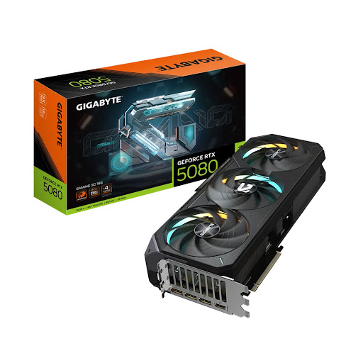 Card màn hình/ VGA Gigabyte GeForce RTX 5080 GAMING OC 16G (GV-N5080GAMING OC-16GD)