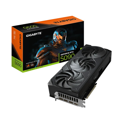 Card màn hình/ VGA Gigabyte GeForce RTX 5090 WINDFORCE OC 32G (GV-N5090WF3OC-32GD)