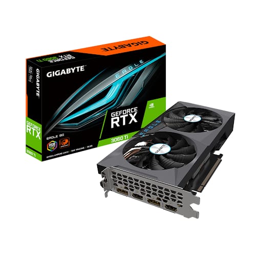 Card màn hình/ VGA Gigabyte GeForce RTX™ 3060 Ti EAGLE 8G (rev. 2.0) (N306TEAGLE-8GD V2)