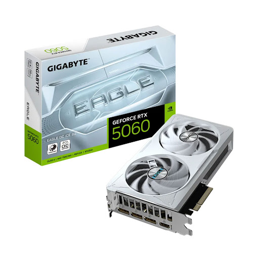 Card màn hình/ VGA Gigabyte GeForce RTX™ 5060 EAGLE OC ICE 8G