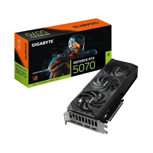 Card màn hình/ VGA Gigabyte GeForce RTX™ 5070 WINDFORCE SFF 12G (GV-N5070WF3-12GD)